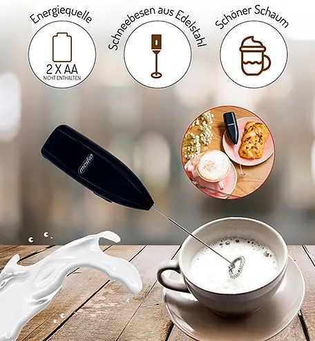 Спінювач молока Mesko MS 4502b з фіксованою кнопкою - фото 6