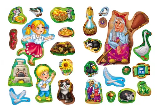 Книга Гуси-лебеди. Сказки с наклейками. 26 наклейок (Пегас) - фото 7