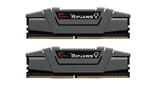 Модуль памяти DDR4 2x8 ГБ/3200 G.Skill Ripjaws V Grey (F4-3200C16D-16GVGB) - фото 1