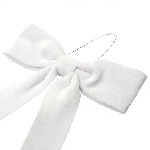 Украшение декоративное Yes! Fun Бант 38x16 см белое (975096) - фото 3