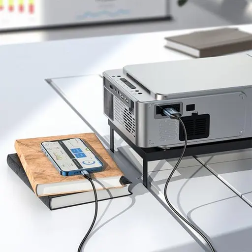 Адаптер Hoco UA15 High-definition on-screen cable for iP to HDTV Темно-сірий - фото 2