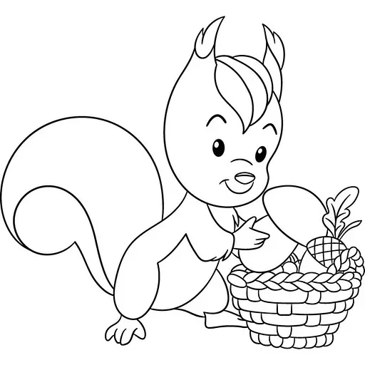 Роспись по холсту "Белочка" Art Craft 15079-AC 25х30 см - фото 2