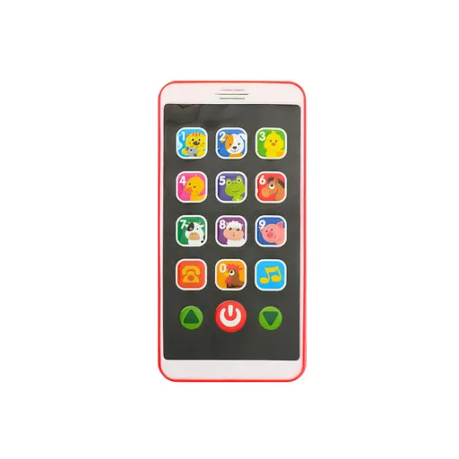 Дитячий розвиваючий Телефон M 3487 англійська, українська Червоний