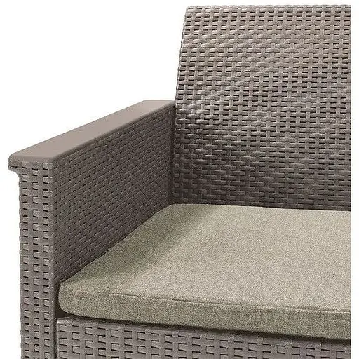 Комплект садових меблів Keter Emma balcony set стіл-скриня бежевий - фото 7