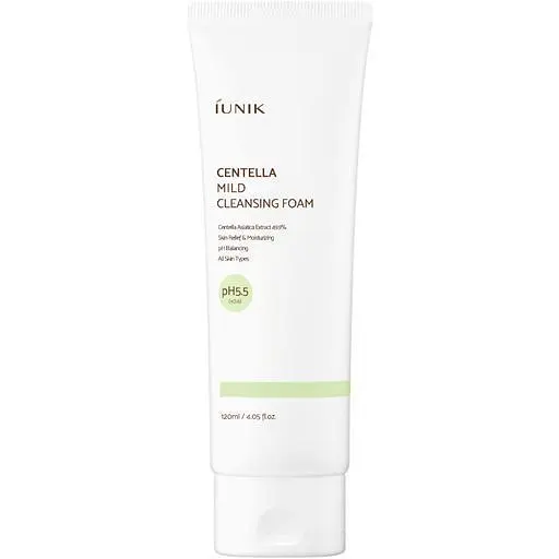 Пінка очищаюча з центелою iUNIK Centella Mild Cleansing Foam 120 мл - фото 1