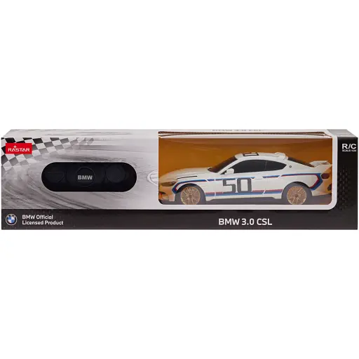 Машинка Rastar BMW 3.0 CSL 1:24 Белый - фото 8