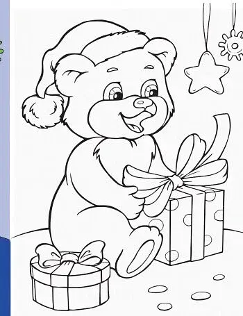 Подивись і розфарбуй. Новий рік - фото 3