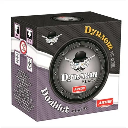 Настільна гра Artos Games Дуплет Black (Duplet Black) (62112) - фото 1