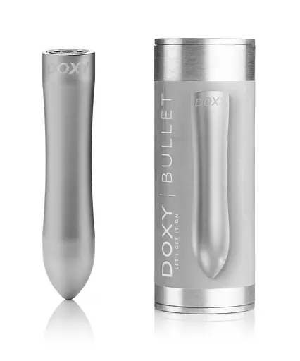 Вібратор Doxy Bullet 12 см сріблястий - фото 2