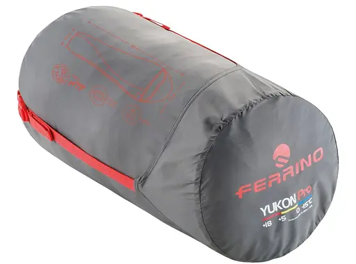 Спальный мешок Ferrino Yukon Pro/0°C Scarlet Red/Grey Left (86359IAA) - фото 3