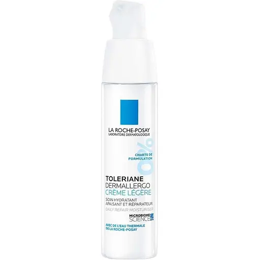 Легкий крем La Roche-Posay Toleriane Dermallergo Light заспокійливий зволожуючий догляд, для гіперчутливої та схильної до алергії нормальної шкіри обличчя та шкіри навколо очей 40 мл (MB442600) - фото 1
