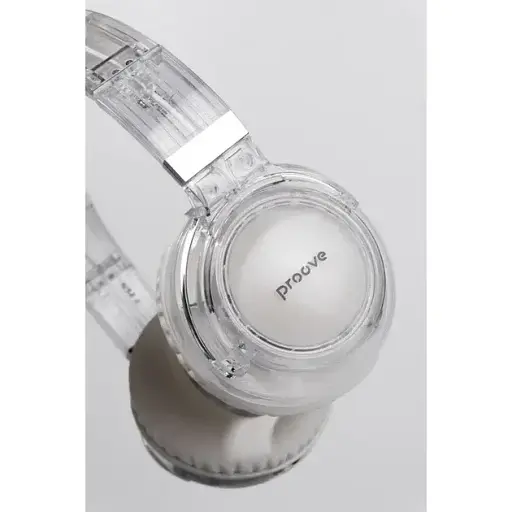 Навушники Proove Bluetooth Stereo Crystal Galaxy transparent white UA - фото 2
