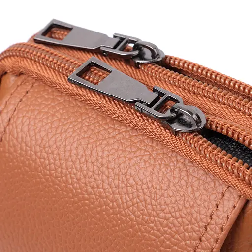 Чоловіча сумка на пояс на два відділення з натуральної шкіри Vintage 10х17х4 см sum0026995 - фото 17