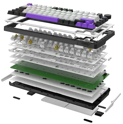 Клавіатура HATOR Hellyberry HK75 White-Violet (HK75) - фото 5