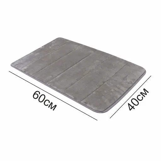 Современный коврик для ванной Aquarius с эффектом памяти Мягкий Антискользящий 40 х 60 см Темно-Бежевой - фото 2