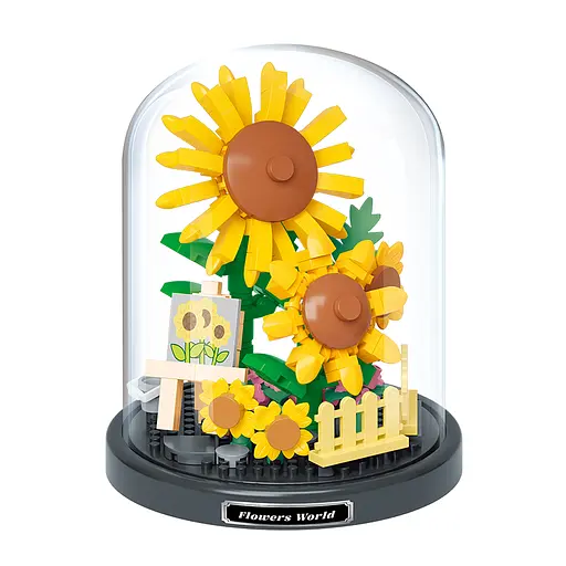 Конструктор Квіти в колбі, 16485, від 197 деталей, (В асортименті) - фото 4