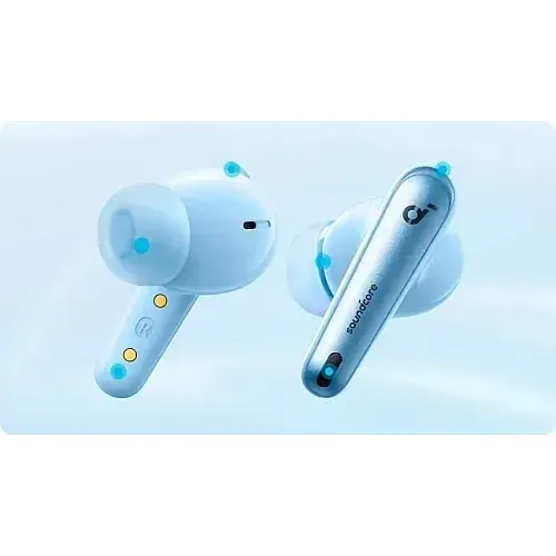 Bluetooth-гарнітура Anker SoundCore Liberty 4 NC Light Blue (A3947G61) - фото 3