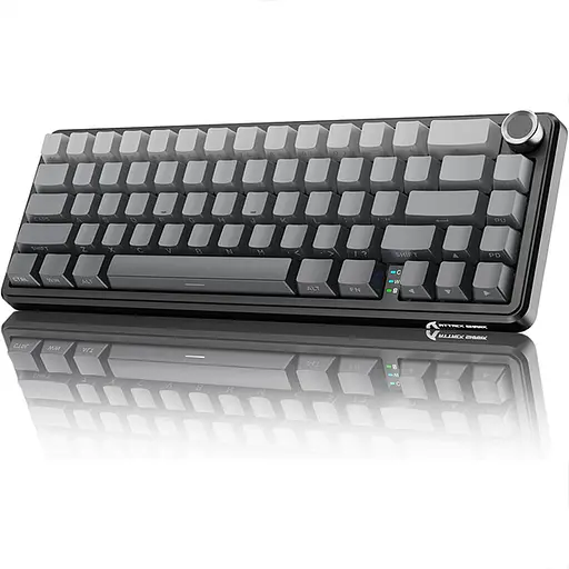 Игровая механическая клавиатура Attack Shark X66 / 60% / Три режима подключения / Strawberry Switch / Black - фото 1