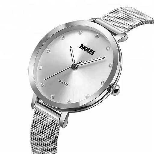 Женские классические часы Skmei 1291 angel (Серебристый) - фото 2