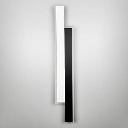 Ліве бра у чорно-білому корпусі 60 см Line F Арт. WJ012/2 BK|WT LEFT - фото 2