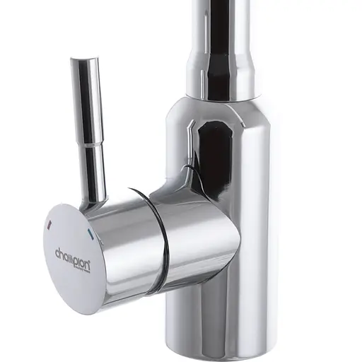 Смеситель для кухни Champion SUS-011 white с гибким изливом CH0292 Хром - фото 2