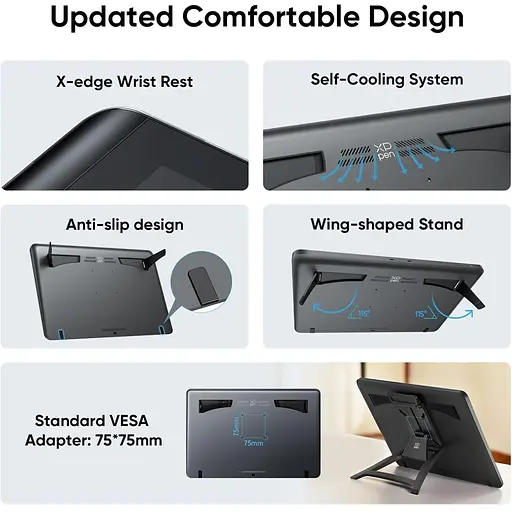 Графічний монітор XP-Pen Artist Pro 19 Gen 2 Black [127117] - фото 5