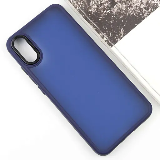 Чохол Epik TPU+PC Lyon Frosted для Xiaomi Redmi 9A Navy Blue - фото 2
