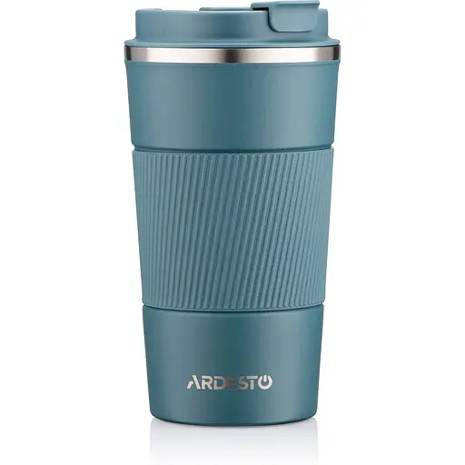 Термокружка Ardesto Urban 500 мл нержавеющая сталь темно-синяя - фото 8