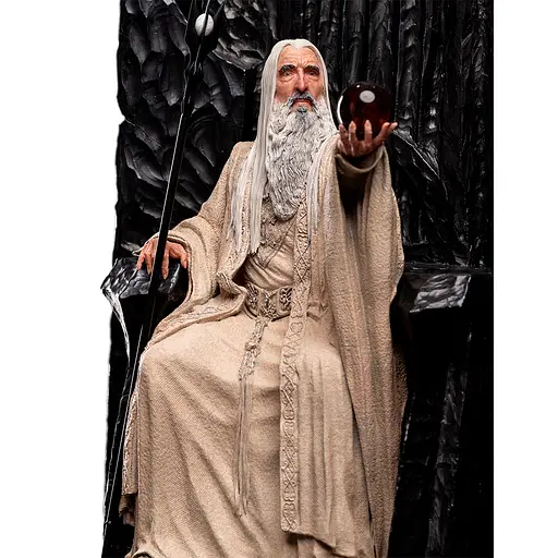 Статуэтка Lord of The Rings Saruman the White on Throne Statue 1/6 scale (Властелин колец) 110 см - фото 7