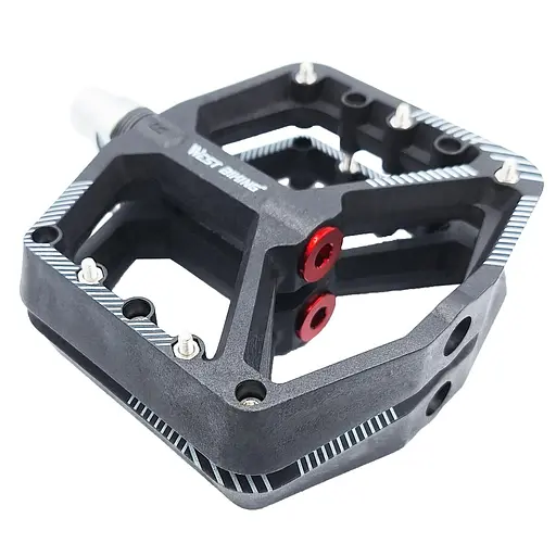 Педали велосипедные алюминиевые West Biking YP0802097 на промподшипниках Черный (G0000967)