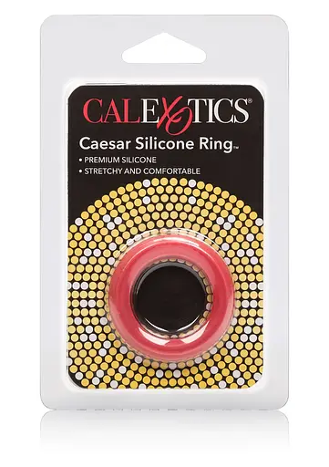 Эрекционное кольцо California Exotic Novelties Caeser красный - фото 3