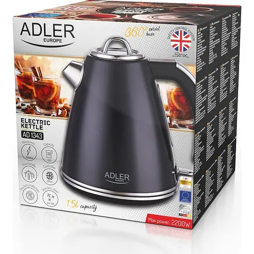 Электрочайник Adler AD 1343 Black [152865] - фото 6