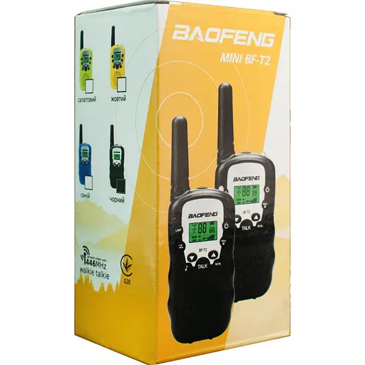 Портативна рація Baofeng MiNi BF-T2 PMR446 Green (MiNiBFT2_G) - фото 7
