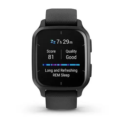 Смарт-годинник Garmin Venu Sq 2 - Music Edition Slate Aluminum Bezel with Black Case and Silicone Band (010-02700-00/10) - фото 4