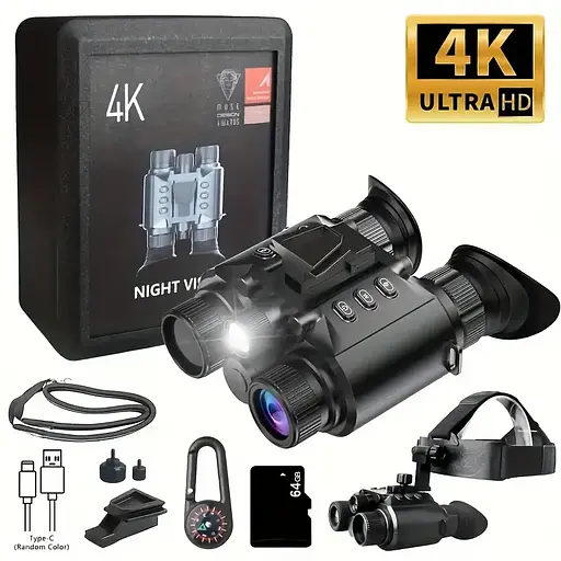 Бинокль ночного видения Z9158 4K FHD HD 850нм (до 600м в темноте) MicroSD 64GB - фото 10