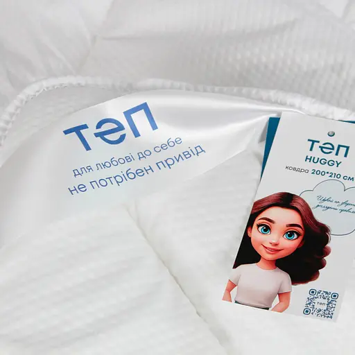 Одеяло ТЕП Huggy 350 г/м 200x210 см белый (1-05123_00000) - фото 6
