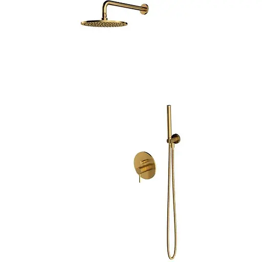 Душова система прихованого монтажу Omnires Y brushed gold SYSY19GLB, Золотий - фото 1