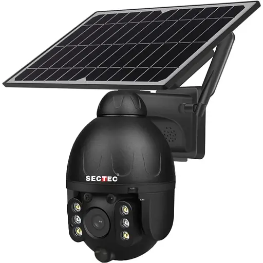 Автомобільна IP-камера Sectec 4G LTE FHD 4MP PTZ 1920x1080 4 Мп SIM 4G 3G 2G (57913)