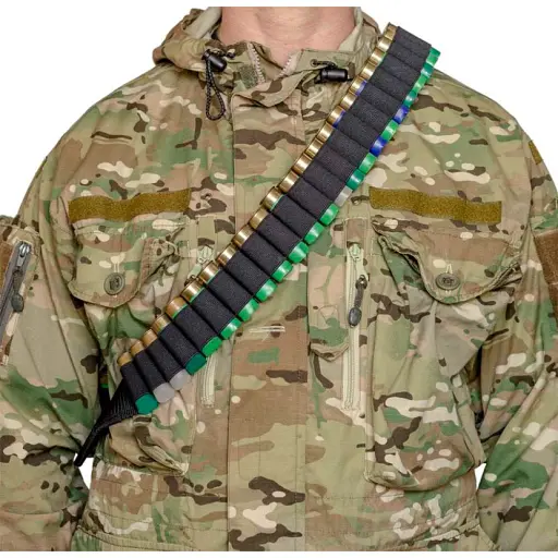 Бандольера A-Line М50 на 56 патронів 12 калібру Чорний - фото 3