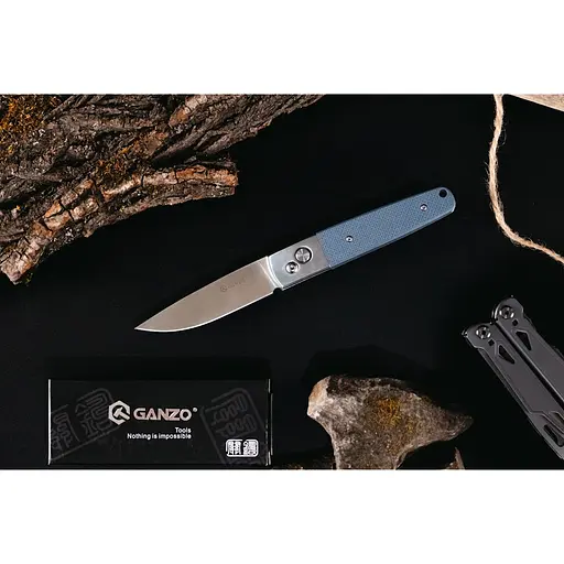 Нiж складаний Ganzo G7211-GY ciрий - фото 8
