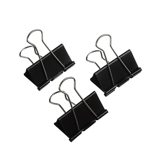 Биндер-зажим для бумаги, 51 мм, черный, BM.5301 BUROMAX (4823078947550) - фото 2