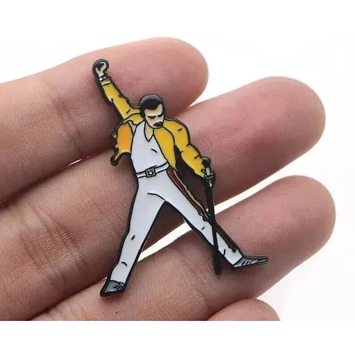 Значок Cini Квін Queen Фредді Мерк'юрі Freddie Mercury Wembley 1986 Q 25.59 - фото 2