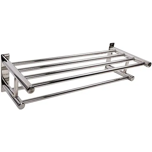 Полочка для полотенец Platinum В025-1 (полированная нержавейка), Нержавеющая сталь - фото 1