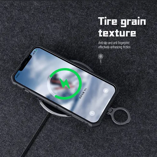 Чохол TPU+PC Nillkin CamShield Armor Pro no logo шторка на камеру для Apple iPhone 14 Pro 6.1 Чорний - фото 6