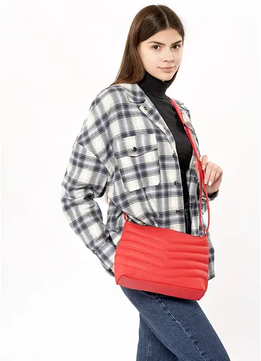 Сумка кросбоди Sambag Rose LRN красный 25 х 20 см (94180017) - фото 2