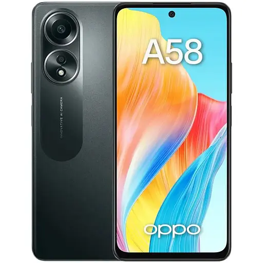 Oppo A58 128 GB Glowing Black (Grade C) Seller Refurbished - фото 1