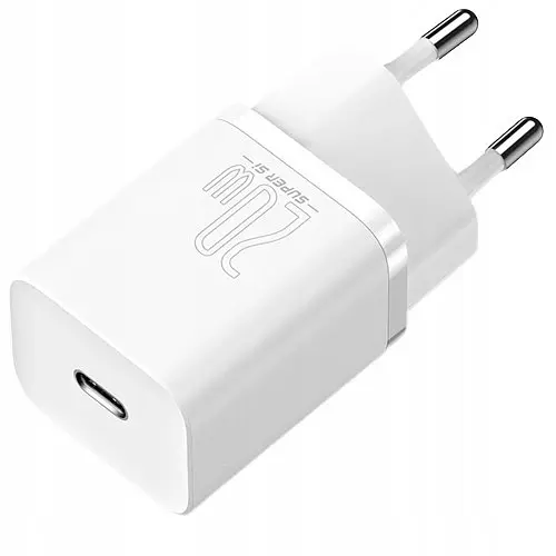 Зарядний пристрій для Apple серій 8 12 Baseus Super Si 20 W USB-C (CCSUP-D02) білий - фото 1