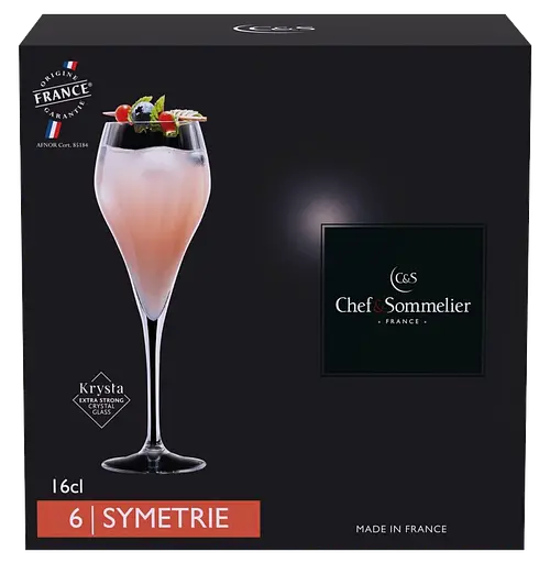 Набор бокалов C&S Symetrie 6х160 мл (6939887) - фото 7