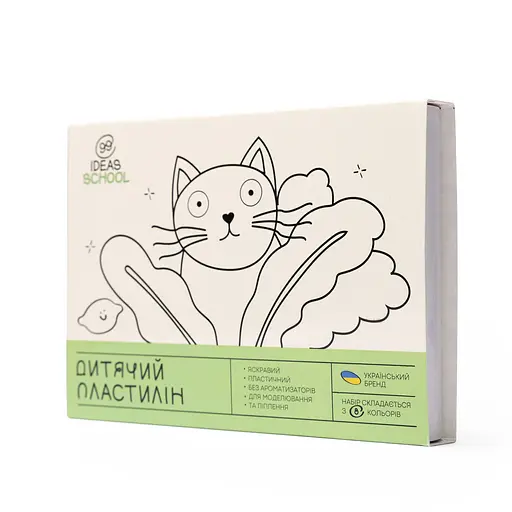 Пластилин 8 цветов, 128 грамм, стек, Увлечения, 99IDEAS - фото 2