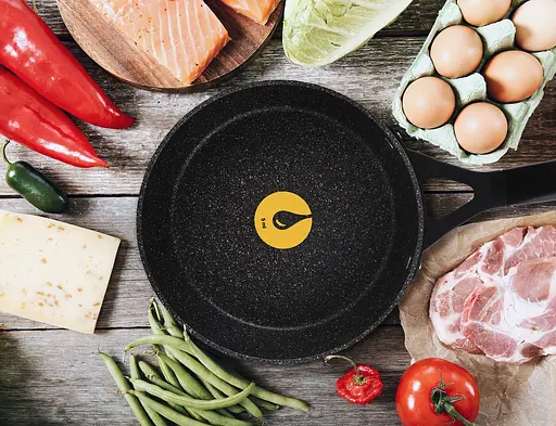 Сковорода Ringel Curry глубокая 28 см кованый алюминий для индукции (RG-1120-28) - фото 6